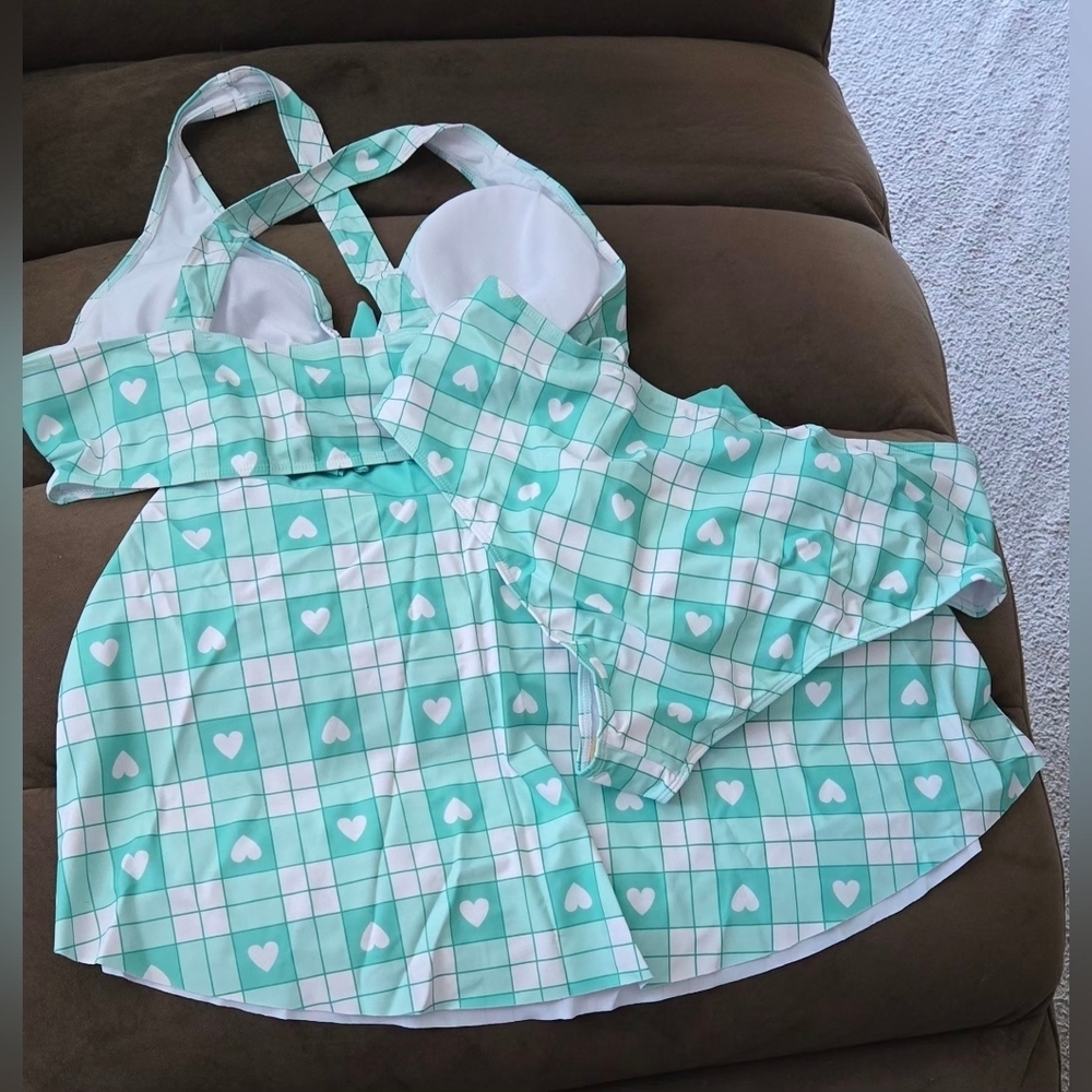 Rosegal Plus Size, 3 Piece Swimsuit Set #1218 NWOT - Picture 3 of 12